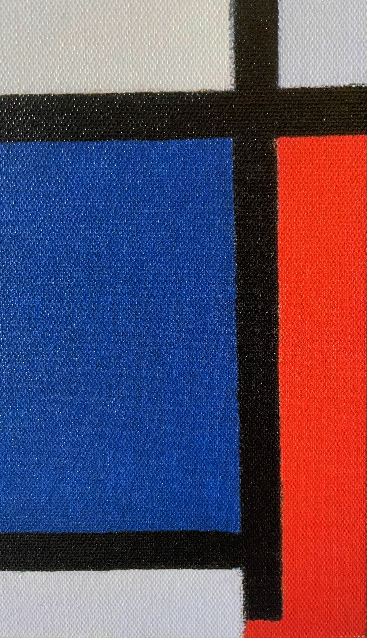 Composition with Large Red Plane, Yellow, Black, Grey and Blue