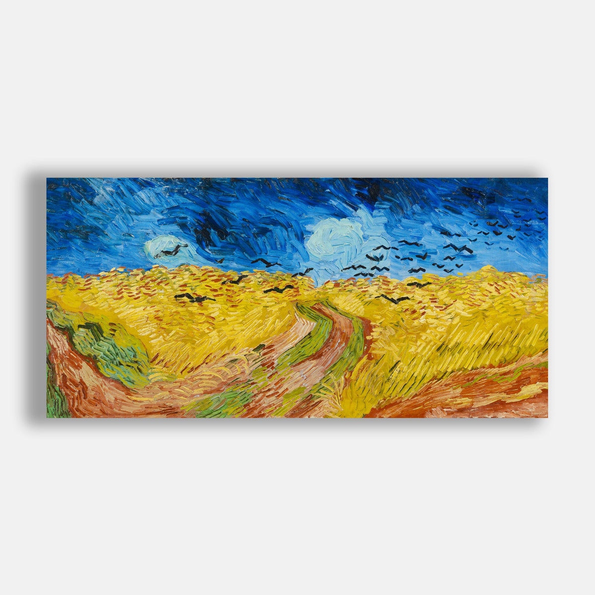 Wheatfield with Crows