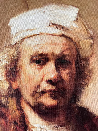 Self-Portrait with Two Circles