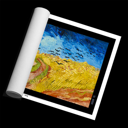 Wheatfield with Crows